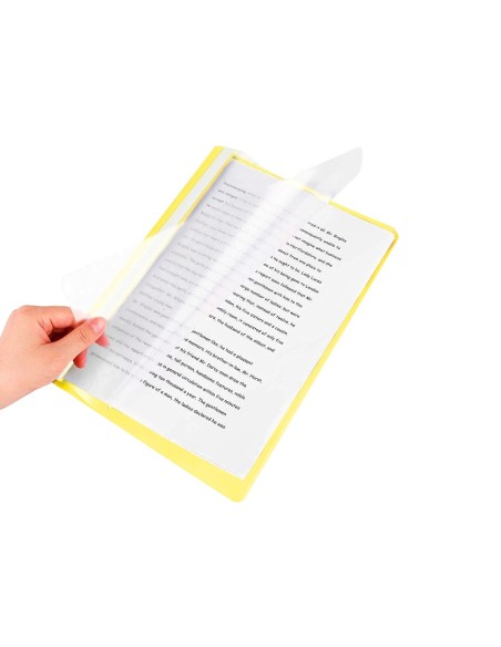 Carpeta dossier fastener plastico q-connect din...