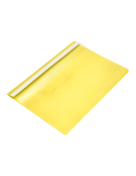 Carpeta dossier fastener plastico q-connect din a4 amarilla