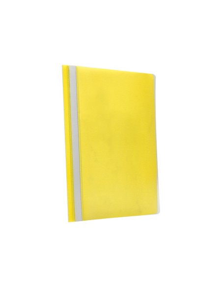 Carpeta dossier fastener plastico q-connect din a4 amarilla