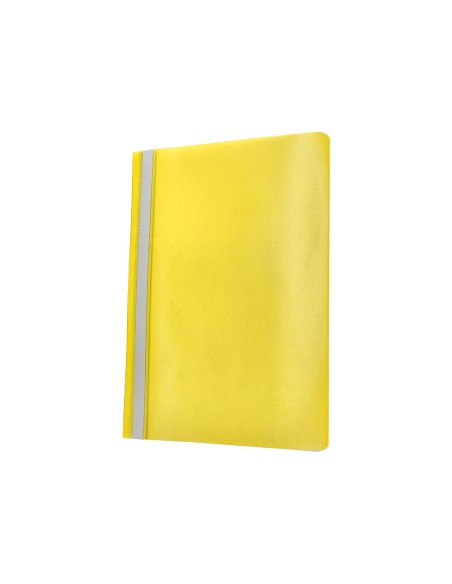 Carpeta dossier fastener plastico q-connect din a4 amarilla