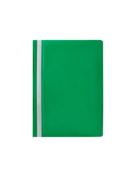 Carpeta dossier fastener plastico q-connect din a4 verde