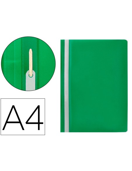 Carpeta dossier fastener plastico q-connect din...
