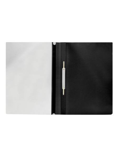 Carpeta dossier fastener plastico q-connect din a4 negra