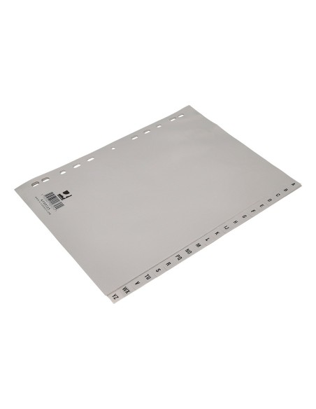 Separador alfabetico q-connect plastico a-z din...