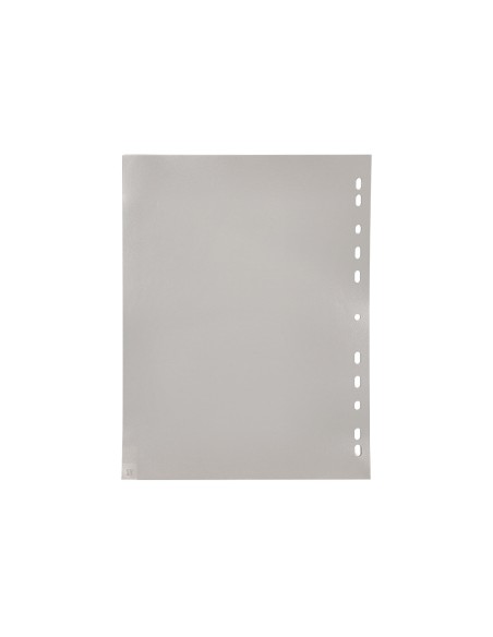 Separador alfabetico q-connect plastico a-z din a4 multitaladro