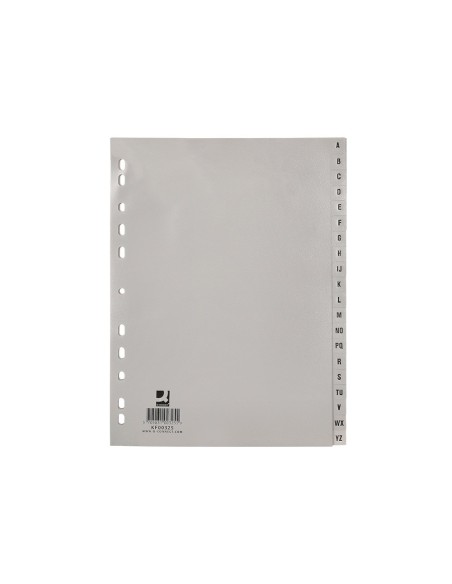 Separador alfabetico q-connect plastico a-z din...