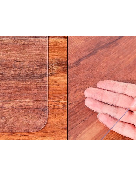 Alfombrilla para suelo q-connect pvc protectora de suelos 900x1200 mm grosor 2 mm