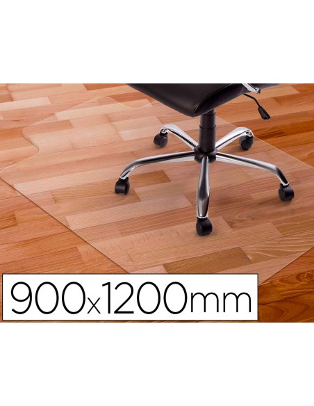 Alfombrilla para suelo q-connect pvc protectora de suelos 900x1200 mm grosor 2 mm