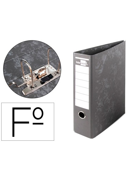 Archivador de palanca liderpapel folio carton...