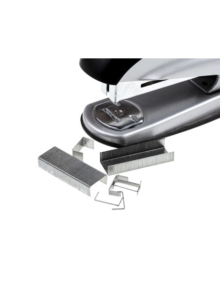 Grapas q-connect nº 22/6 24/6 galvanizadas caja de 1000 unidades