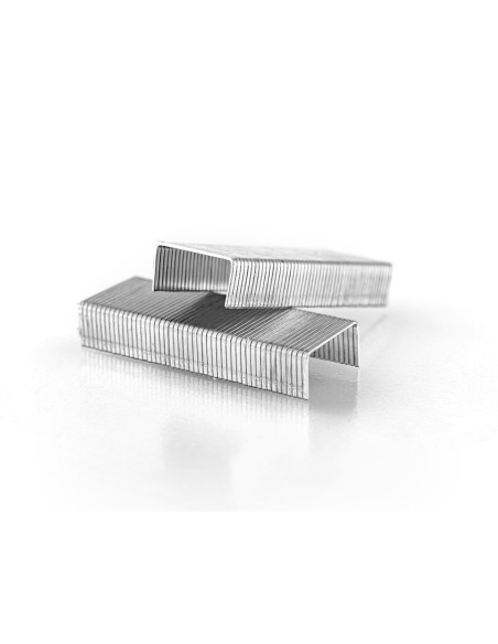 Grapas q-connect nº 22/6 24/6 galvanizadas caja de 1000 unidades