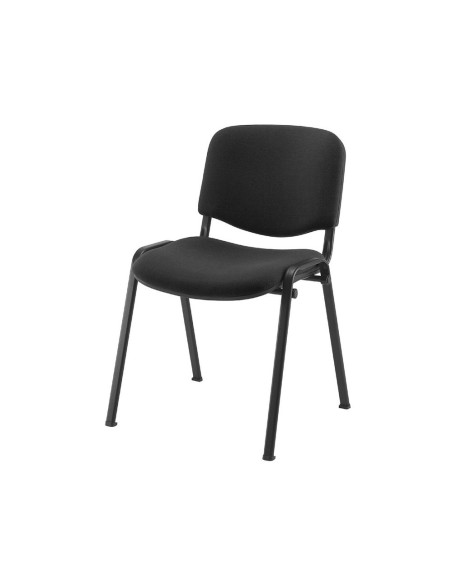 Silla apilable q-connect brazos cortos tapizada...