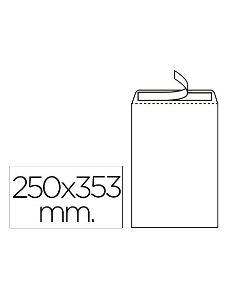 Sobre liderpapel bolsa n.10 blanco folio...