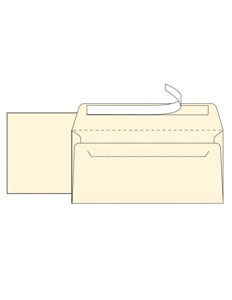 Sobre liderpapel verjurado ahuesado 120 gr tira...