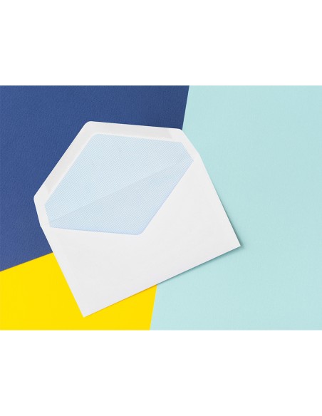 Sobre liderpapel n.1 blanco minimo normalizado 90x140mm engomado solapa de pico caja de 500 unidades
