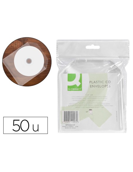 Sobre para cd q-connect polipropileno con...