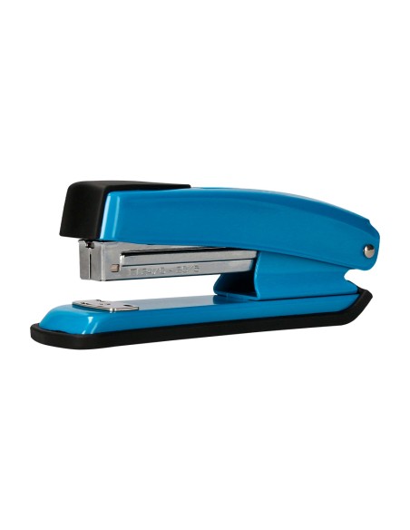 Grapadora q-connect kf02149 metalica azul capacidad 20 hojas