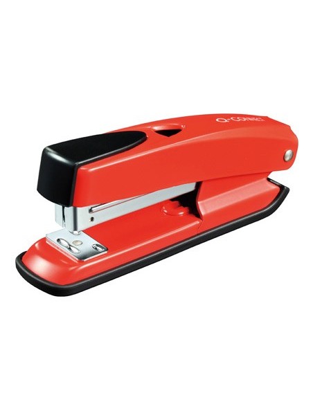 Grapadora q-connect kf02152 plastico abs roja...
