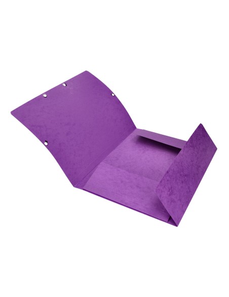 Carpeta q-connect gomas kf02171 carton simil-prespan solapas 320x243 mm violeta