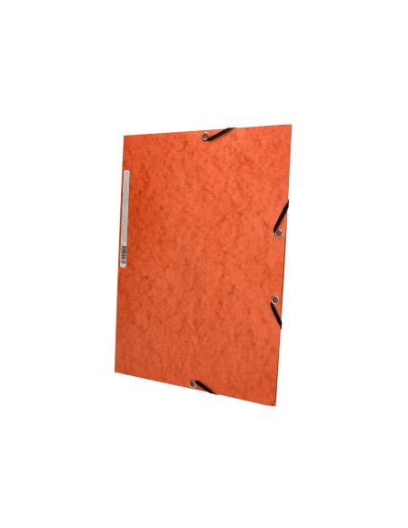 Carpeta q-connect gomas kf02170 carton simil-prespan solapas 320x243 mm naranja
