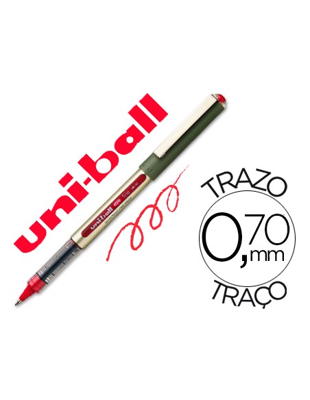 Rotulador uni-ball roller ub-157 rojo 0,7 mm unidad