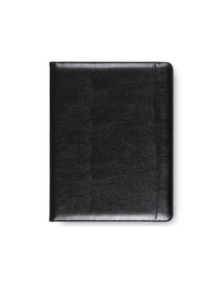 Carpeta portafolios q-connect sin cremallera sin asas con departamentos interiores colornegro 320x250 mm