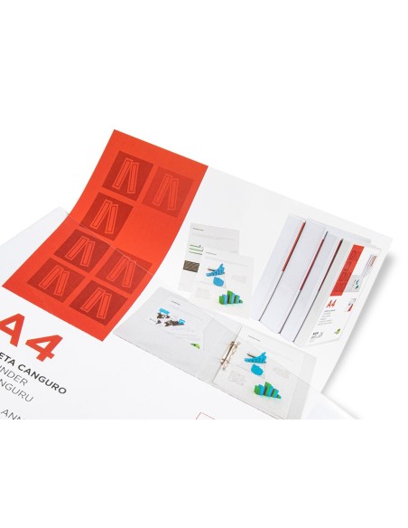 Carpeta canguro 2 anillas mixtas 55mm...