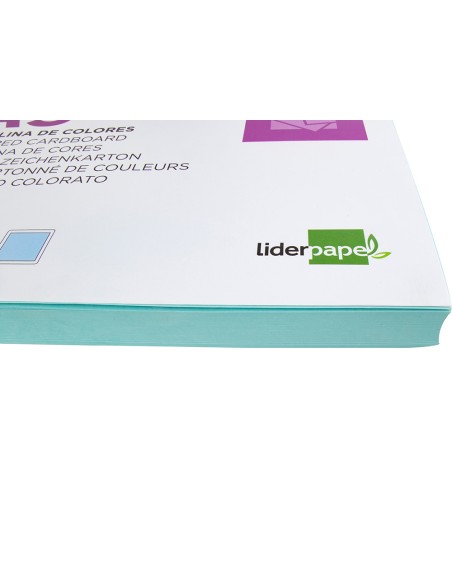 Cartulina liderpapel a3 180g/m2 celeste paquete de 100 hojas