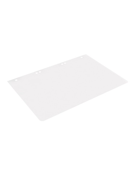 Recambio liderpapel cuarto 100 hojas 60g/m2 liso sin margen 6 taladros