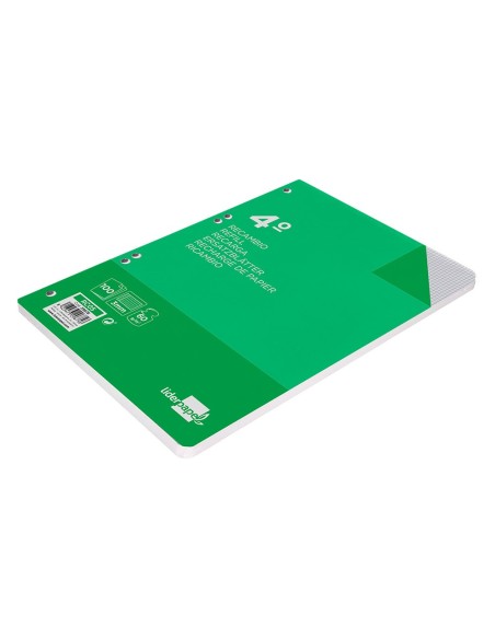 Recambio liderpapel cuarto 100 hojas 60g/m2...