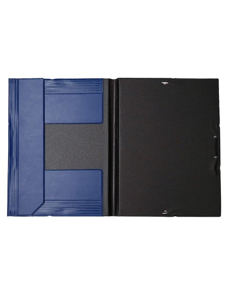 Carpeta liderpapel gomas folio solapas plastico...
