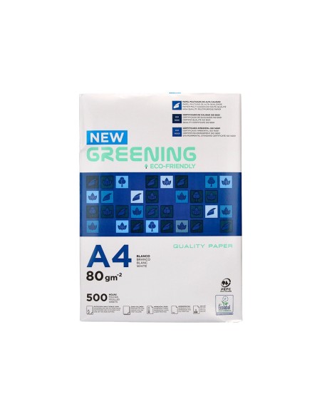 Papel fotocopiadora greening din a4 80 gramos...
