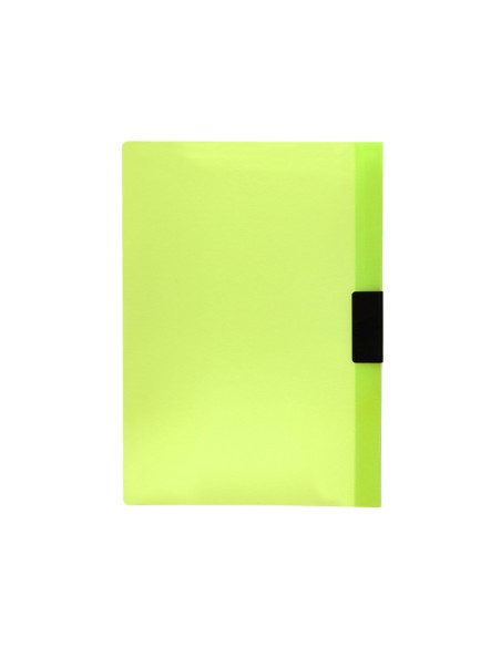 Carpeta liderpapel dossier pinza lateral 45303 polipropileno din a4 verde cla30 hojas pinza deslizante