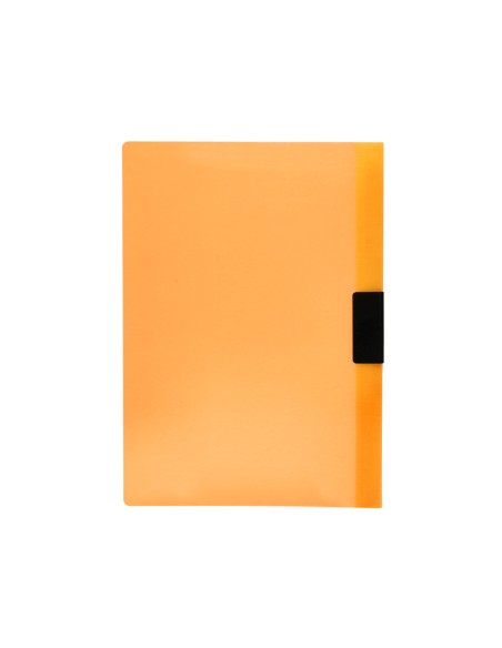 Carpeta liderpapel dossier pinza lateral 45301 polipropileno din a4 naranja 30 hojas pinza deslizante