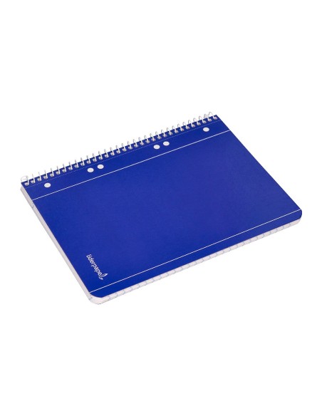 Cuaderno espiral liderpapel a5 micro serie azul...