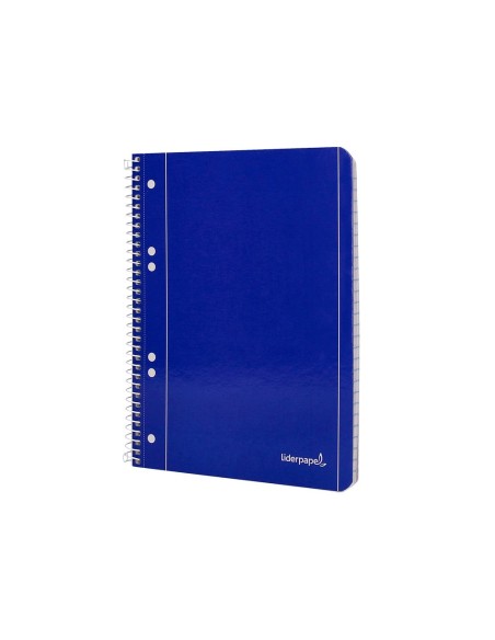 Cuaderno espiral liderpapel a5 micro serie azul...