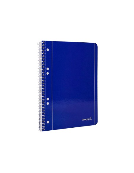 Cuaderno espiral liderpapel a5 micro serie azul...