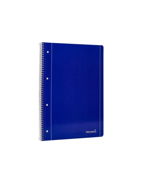 Cuaderno espiral liderpapel a4 micro serie azul...
