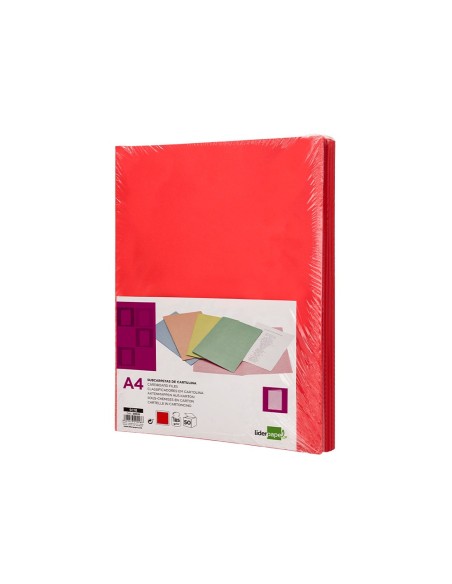 Subcarpeta liderpapel din a4 rojo intenso 180g/m2
