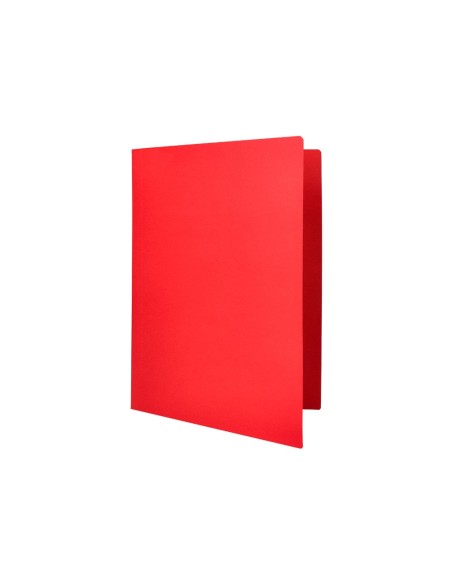 Subcarpeta liderpapel folio rojo intenso 180g/m2