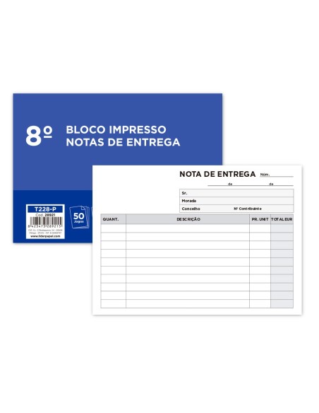Talonario liderpapel entregas octavo apaisado...