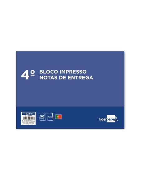 Talonario liderpapel entregas cuarto apaisado...