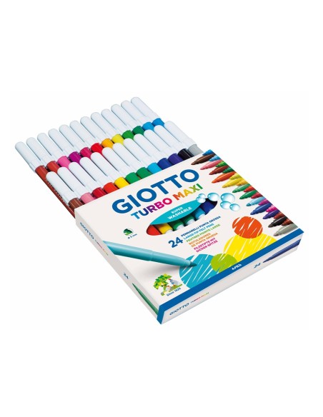 Rotulador giotto turbo maxi caja de 24 colores...