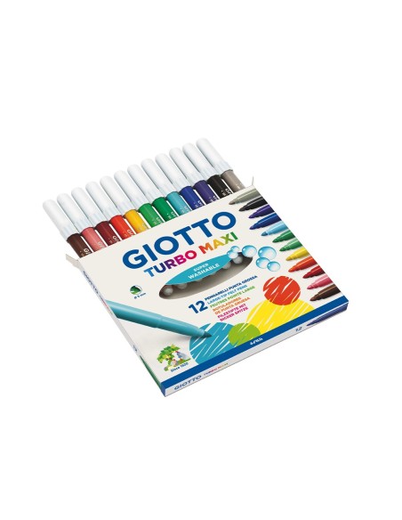 Rotulador giotto turbo maxi caja de 12 colores...