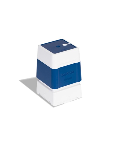 Sello automatico brother 30 mm x 30 mm azul