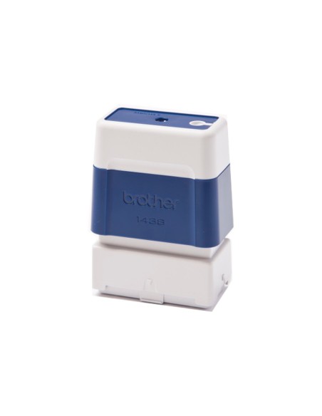 Sello automatico brother 14 mm x 38 mm azul