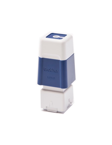 Sello automatico brother 12 mm x 12 mm azul