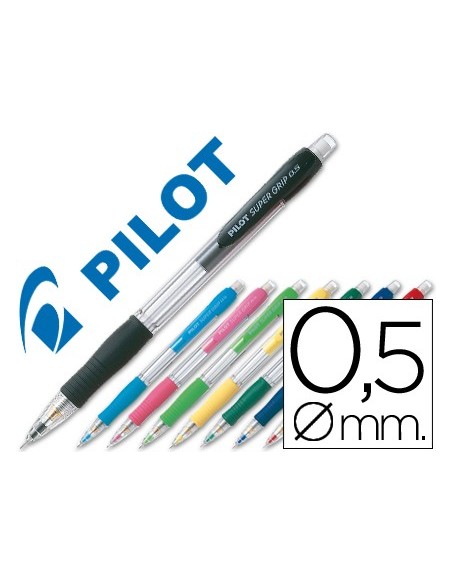 Portaminas pilot super grip 0,5 mm unidad