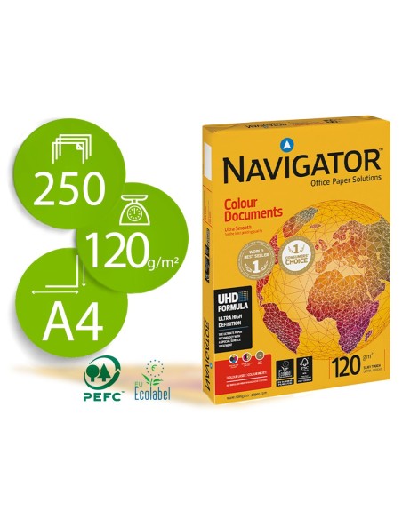 Papel fotocopiadora navigator din a4 120 gramos...