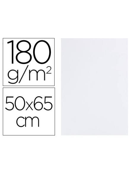 Cartulina liderpapel 50x65 cm 180g/m2 blanco